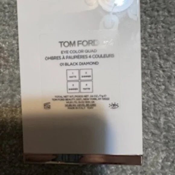 Almost New Tom Ford Ltd, Edition Black Diamond Eyeshadow Quad - Picture 4 of 6